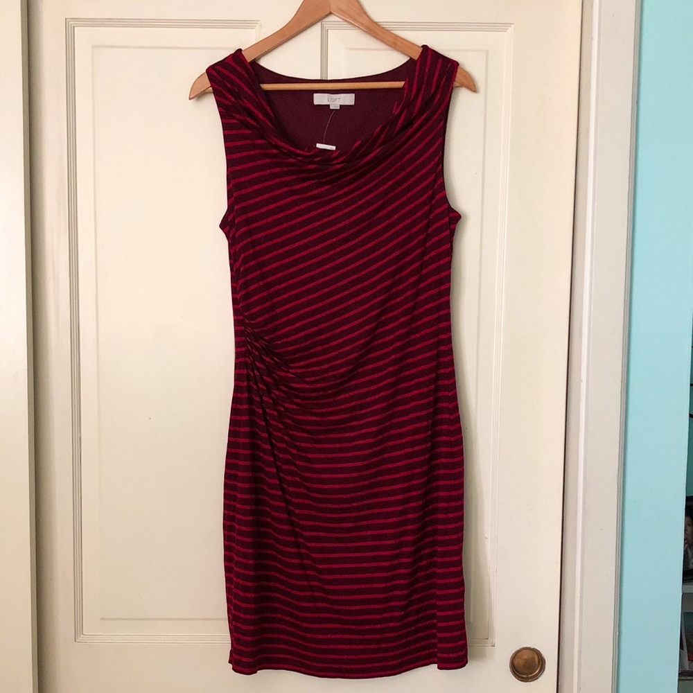 ANN TAYLOR LOFT Striped Dress